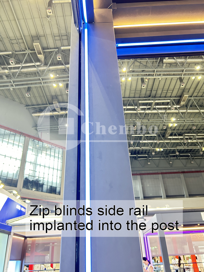 V350-220 Pergola With Zip Blinds LED Light - Image 5