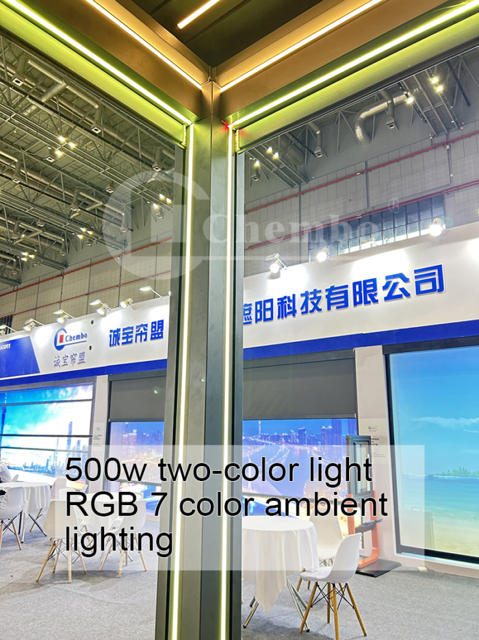 V350-220 Pergola With Zip Blinds LED Light - Image 7