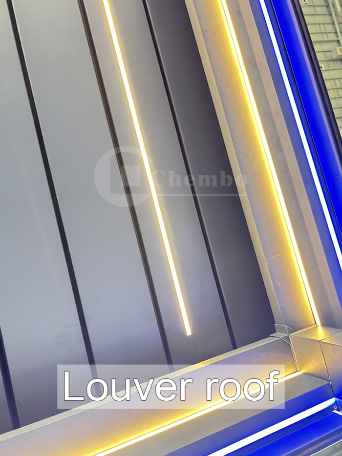 V350-220 Pergola With Zip Blinds LED Light - Image 3