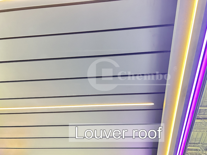 V350-220 Pergola With Zip Blinds LED Light - Image 4