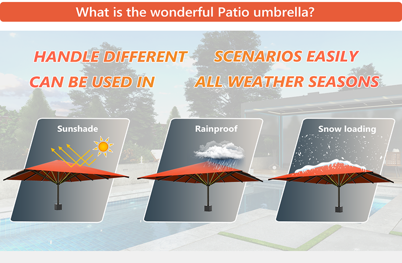 Sunshade Umbrella effect