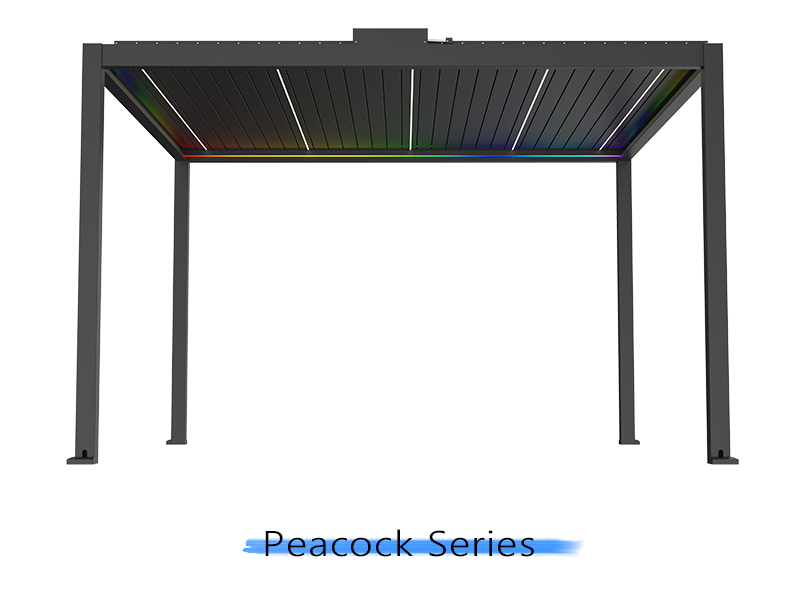 Peacock series pergola