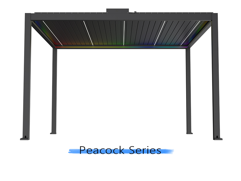 Peacock series pergola