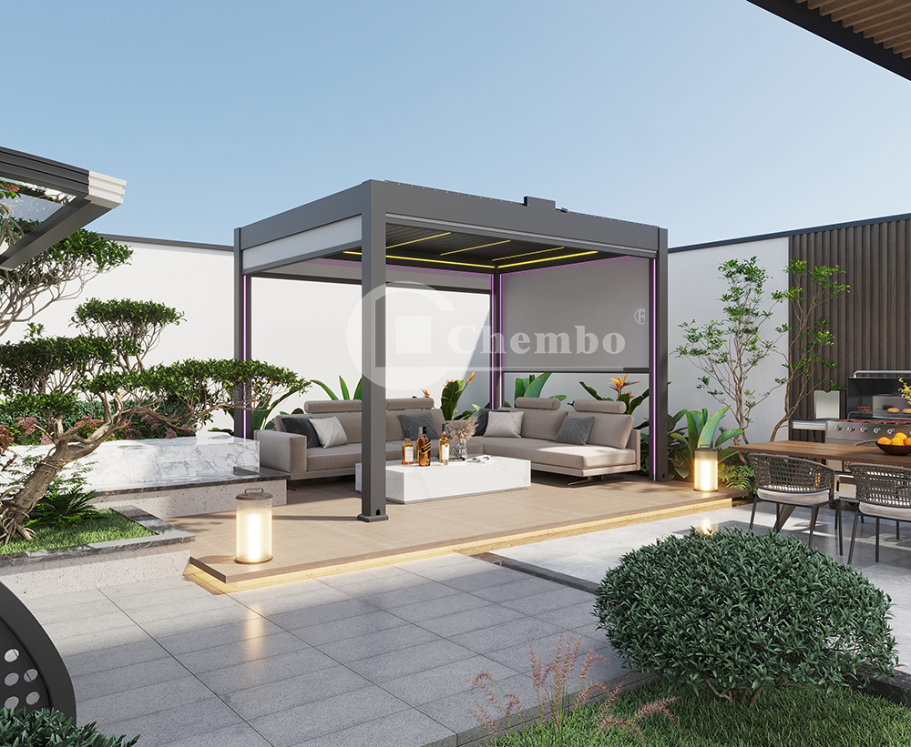 decorating a pergola