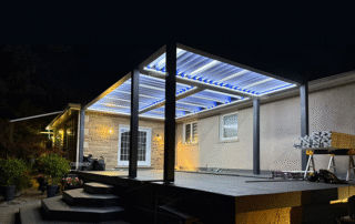 pergola lighting ideas