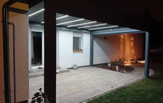 outdoor lights pergola