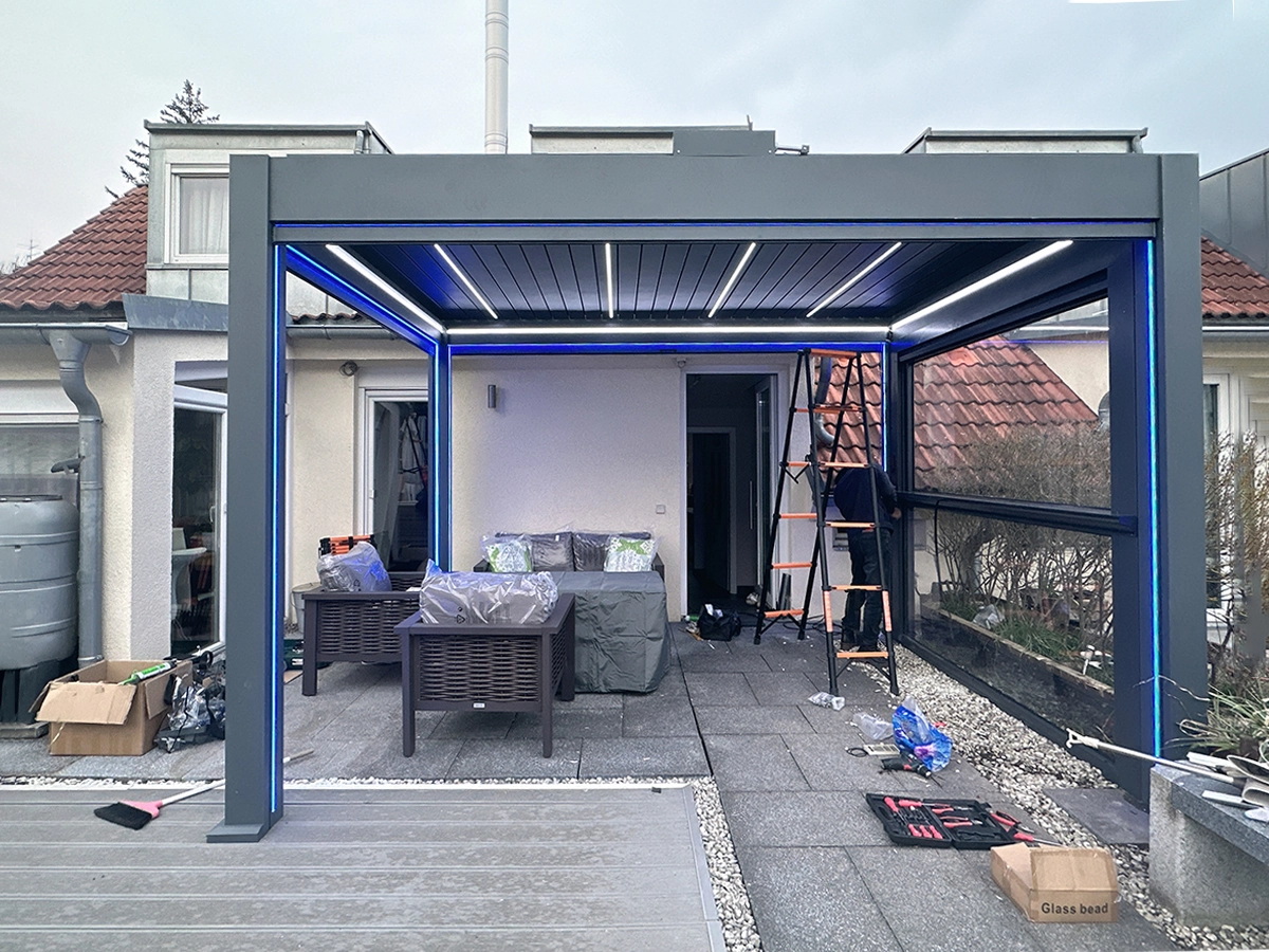 Aluminum pergola Germany
