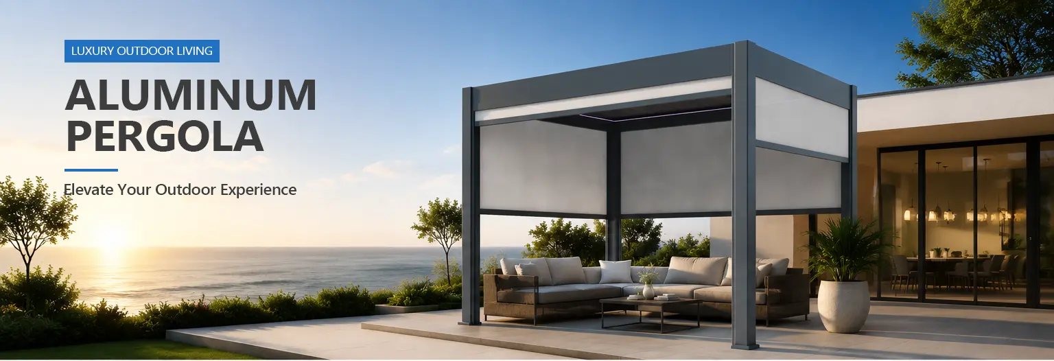 outdoor living aluminum pergola