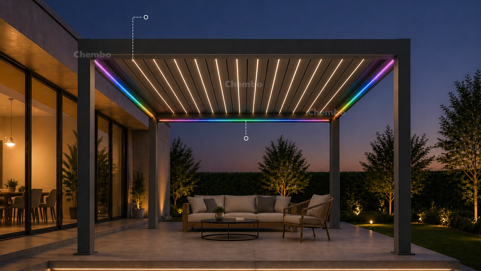 H series pergola lighting system H series pergola lighting system