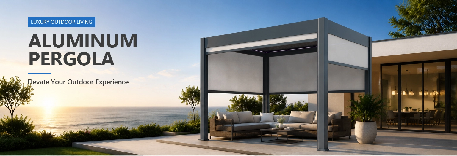 outdoor living aluminum pergola
