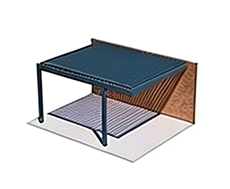 optional post offset optional post offset pergola
