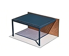 optional wall mounted optional wall mounted pergola