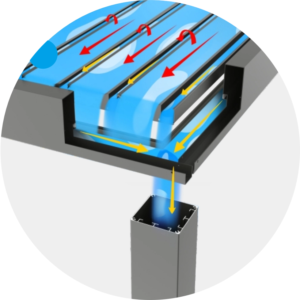 blade rainwater diversion patented technology system