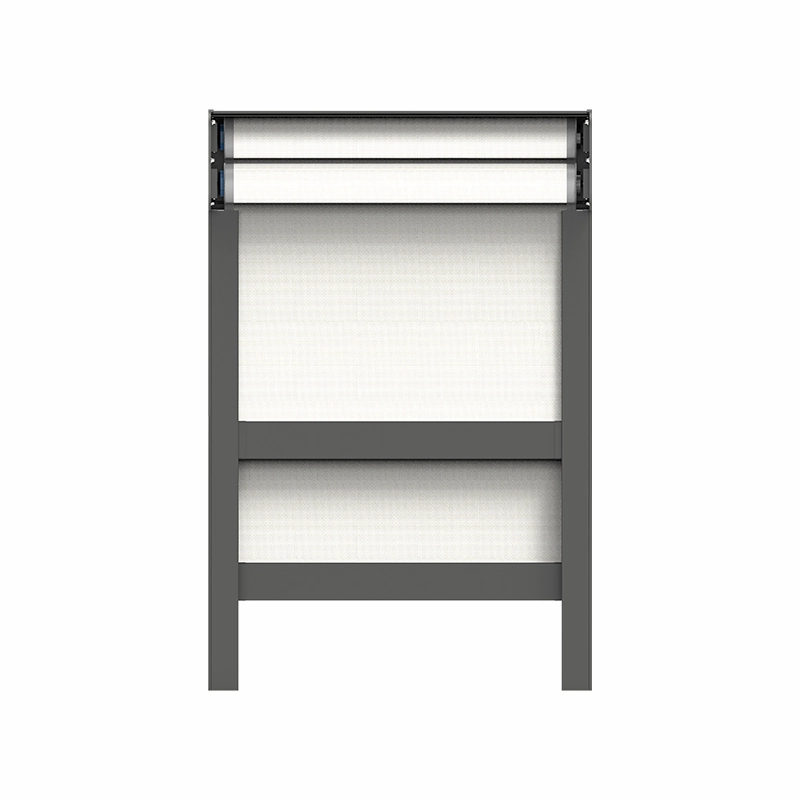 V7 double-layer zip blind inner front view