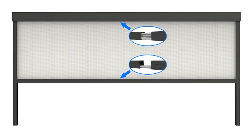 V8 roller blind
