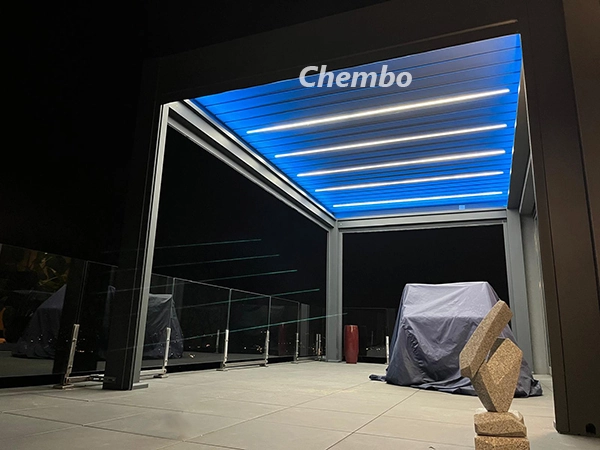 Night Lighting Effect of the Pergola